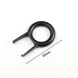 5Pack Black Color Rounded Key Puller Keycap Puller/Key Cap Remover Tool for Mechanical Keyboard （black）