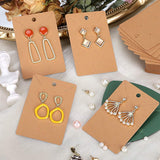 50Pcs Earring Cards with Earring Backs and Self-Sealing Bags Kit,9 x 6 cm Brown Earring Display Cards Earring Holder Cards In Australia - Darrahopens
