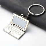 Keychain Simulation Computer Laptop Pendants DIY Women Men Car Keychain Keyring Holder Keyring Souvenir Jewelry Gift