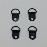 20Pcs Hooks for Hanging Hangers Heavy Duty Tie Downs, Black D Ring Tie Downs Anchor for RV Car Truck Boat Trailer Cargo