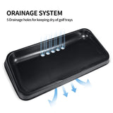 All-Weather Golf Ball Tray - 62 Ball Capacity - Compatible with All Hitting Mats - Black 
Control Down at The Driving Range