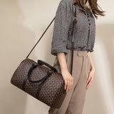 crossbody shoulder bag
Lightweight Weekender Bag Traveling Handbag for Gym Holiday Overnight Bag with Toiletry Bag (Brown)