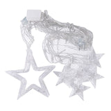 Window Curtain Lights with Modes Ramadan Decoration for Christmas, Wedding, Home Decorations (Warm White)