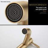 Solid Brass Single Handle Circular Faucet for Bathroom Sink | High Arc Faucet spout (Brushed Gold)
Drain and Supply Line