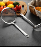 Fine Mesh Strainers with Handle Dining Room Noodle Dumplings Stainless Steel and Sifters Strainer for Sift, Strain, Drain （2pcs）