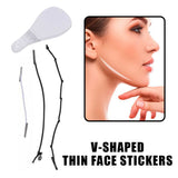 Face Lift Tape,40 Pcs Ultra-thin Invisible Face Tape with Lifting Ropes Elastic,Tightening Skin and Hiding Facial and Neck Wrinkle
