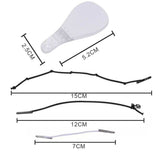 Face Lift Tape,40 Pcs Ultra-thin Invisible Face Tape with Lifting Ropes Elastic,Tightening Skin and Hiding Facial and Neck Wrinkle