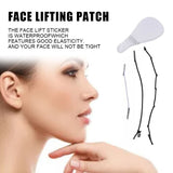 Face Lift Tape,40 Pcs Ultra-thin Invisible Face Tape with Lifting Ropes Elastic,Tightening Skin and Hiding Facial and Neck Wrinkle