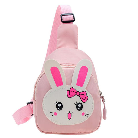 Pink Sling Backpack, Small Backpack for Girls, Kawaii Bag, Lightweight Canvas, Adjustable Shoulder Strap, Zipper In Australia - Darrahopens