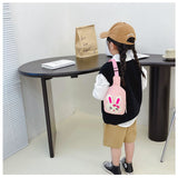 Pink Sling Backpack, Small Backpack for Girls, Kawaii Bag, Lightweight Canvas, Adjustable Shoulder Strap, Zipper
