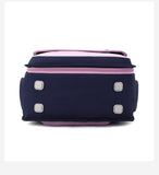Backpacks for Girls Stylish Foldable Kids Backpack Bookbag for Girls Elementary School 5-8 Years Old (Purple)