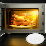 Microwave Glass Plate Replacement,Universal Microwave Glass Turntable Round Plate Cooking Tray Replacement Accessories