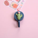 4Pcs Cute Adhesive Hooks Plastic Hooks,Cartoon Adhesive Wall Mount Hook Cartoon Cute Wall Hooks for Home Bathroom Kitchen