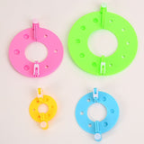 Pack of 8(4 Sizes) Essential Pom-pom Make for Fluff Ball Weaver Needle Knitting DIY Tool (8piece-4 Size)