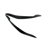 Headlight Eyebrow,1 Pair Headlight Eyebrow ABS Vehicle Eyelid Replacement for  Series  (Glossy Black) In Australia - Darrahopens