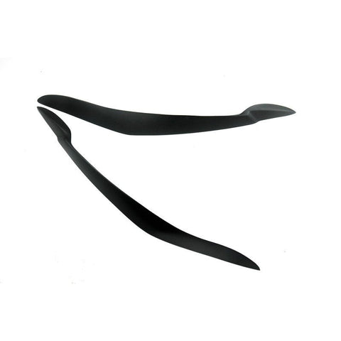 Headlight Eyebrow,1 Pair Headlight Eyebrow ABS Vehicle Eyelid Replacement for  Series  (Glossy Black) In Australia - Darrahopens