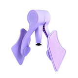 Thigh Master Hip Trainer with Adjustable Baffle, Portable In ner Thigh Exercise Pelvic Floor Training Device with Resistance Band