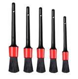 Car Detailing Brushes Kit 18pcs Auto Detailing Brushes Set for Car Seat Cleaning Car Engine Detailing Kit Motorcycle Interior