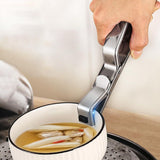 Gripper Stainless Steel Bowls Clips Anti-scalding Plate Lifter Hot Pot Pan Clamp Plate Retriever Tongs Holder for Moving Hot