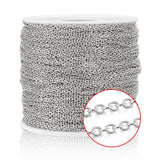 0.6x2.5mm Iron Cross Cable Chain for DIY Necklace Jewelry Making Findings Accessories Antique Golden/Silver Color （2pcs）