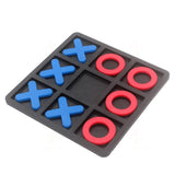 Toe Family Game, Classic Board Game, Classical Family Board Game, tic tac Toe Game, Board Size 15 X 15 cm