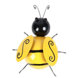 Metal Wall Art, 4 PCS Metal Bumble Wall Decor, 3D Iron Bee Art Sculpture Hanging Wall Decorations for Outdoor Home Garden In Australia - Darrahopens