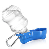 Portable Dog Water Bottle Dispenser -250ml Pet Travel Water Bottle for Dogs On The Go with Buckle & Flippable Water Bowl