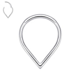 Titanium Teardrop Septum Ring Daith Piercing Earrings Jewelry Helix Nose Rings for Women
Body Piercing Jewelry (2pcs)