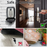 Wall Mounted Lock Box – Punch Button Key Lock Box for House Keys – Numeric Combination Lock Box for Outside, Indoor, Garage In Australia - Darrahopens
