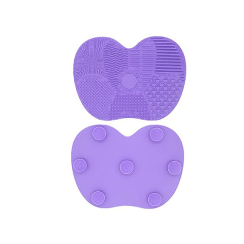Silicon Makeup Brush Cleaning Mat Makeup Brush Cleaner Pad Cosmetic Brush Cleaning Mat Portable Washing Tool Scrubber（2pcs） In Australia - Darrahopens