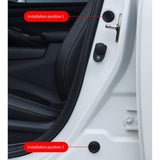 10pcs Car Door Shock Absorber Sound Insulation Cars Doors Closer Shock Pad Cover Silicone Shockproof Car Hood Protection Pad