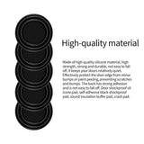 10pcs Car Door Shock Absorber Sound Insulation Cars Doors Closer Shock Pad Cover Silicone Shockproof Car Hood Protection Pad
