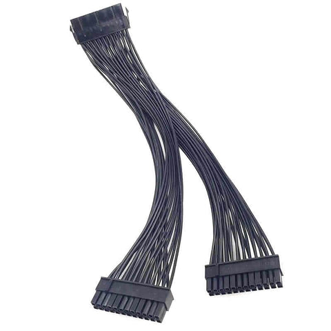 Power Supply 24-pin Motherboard Splitter Cable, Dual Motherboard Extension Cable Female to Male Y Adapter Cable In Australia - Darrahopens