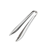 Hand Hammered Stainless Steel Serving Tongs
 Stainless Steel Utility Tongs, Set of 2
 Light Force for Firm Grip, Stainless Steel