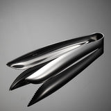 Hand Hammered Stainless Steel Serving Tongs
 Stainless Steel Utility Tongs, Set of 2
 Light Force for Firm Grip, Stainless Steel