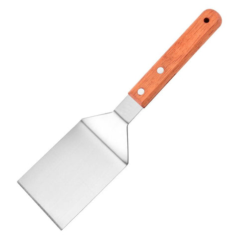 Metal Spatula 2pcs Fish Spatula Slotted Turner Stainless Steel Egg Grill Flipper Cooking Utensils with Wood Handle for Pancake In Australia - Darrahopens