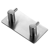 Self Adhesive Stainless Steel Hooks,Wall Mounted Heavy Duty Hanger,Key Rack Towel Hooks for Bathroom,Living Room,Kitchen (2 hooks) In Australia - Darrahopens