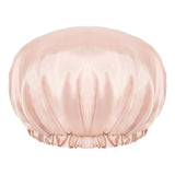 Extra Large Shower Cap,Bowknot Double Layer Reusable Bath Hair Caps With Silky Satin for Women Beauty Bathing,Hair Spa,Home Hotel In Australia - Darrahopens