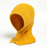 Knitted Pullover Cap Winter Warm Hooded Scarf Hat for Women Men
Windproof Scarf Cap Earflap Knit Hoodie Hats Winter Scarf （2pcxs）