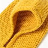 Knitted Pullover Cap Winter Warm Hooded Scarf Hat for Women Men
Windproof Scarf Cap Earflap Knit Hoodie Hats Winter Scarf （2pcxs）