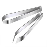 2 Pieces Fish Bone Tweezers, Stainless Steel Flat and Slant Tweezers Pliers Remover Tool 
Depotting Kit Slant Tip Tweezers Kitchen