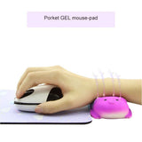 Small Wrist Rest Mouse Pad, Mini Cute Ergonomic Mousepad Memory Foam Design Pig Shape Wrist Support Pillow Rest Cushion Mat