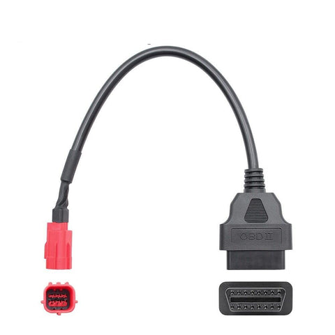 Universal  Motorcycle Diagnostic Adapter Cable Motorcycles Fault Detection Parts for Motorbikes (6 Pin to 16 Pin)