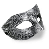 Face Mask Cool Men Greek Roman Fighter Masquerade Cosplay Mask for Fancy Dress Accessory / Masked Ball / Halloween (Silver) In Australia - Darrahopens