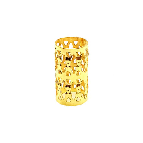 100pcs  Braiding , Silver Gold Hair Coil Meal Cuffs Tubes DIY Braid Rings for Girl Women Hair Braiding In Australia - Darrahopens