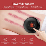 Smart Dynamic Cupping Therapy Set,Cellulite Massager 4 in 1 Vacuum Therapy Machine Cellulite Remover,Gua Sha Massage Tool