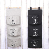 Large Wall Hanging Organizer with 3 Storage Pockets-Space saver for Playroom, Bedroom, Baby Nursery, Bedside, Closet. （2pcs） In Australia - Darrahopens