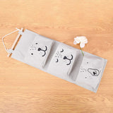 Large Wall Hanging Organizer with 3 Storage Pockets-Space saver for Playroom, Bedroom, Baby Nursery, Bedside, Closet. （2pcs）