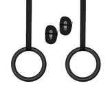 Gymnastic Rings, Exercise Olympic Rings with Adjustable Straps, Steel Buckles, Perfect for Workout, Strength Training, Pull-Ups