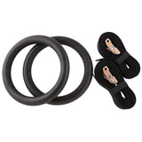 Gymnastic Rings, Exercise Olympic Rings with Adjustable Straps, Steel Buckles, Perfect for Workout, Strength Training, Pull-Ups